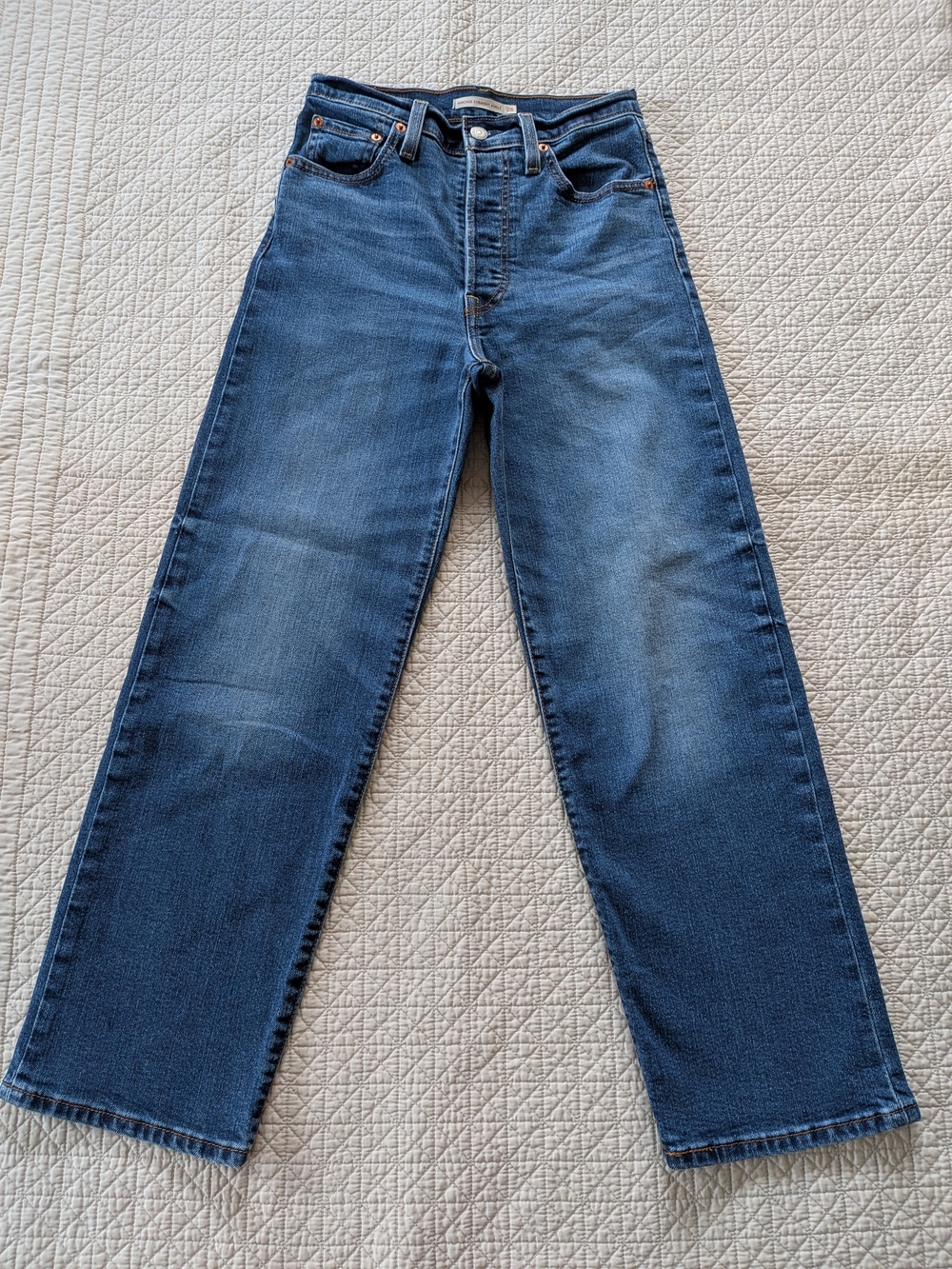 Levi's Classic Straight-Leg Blue Jeans